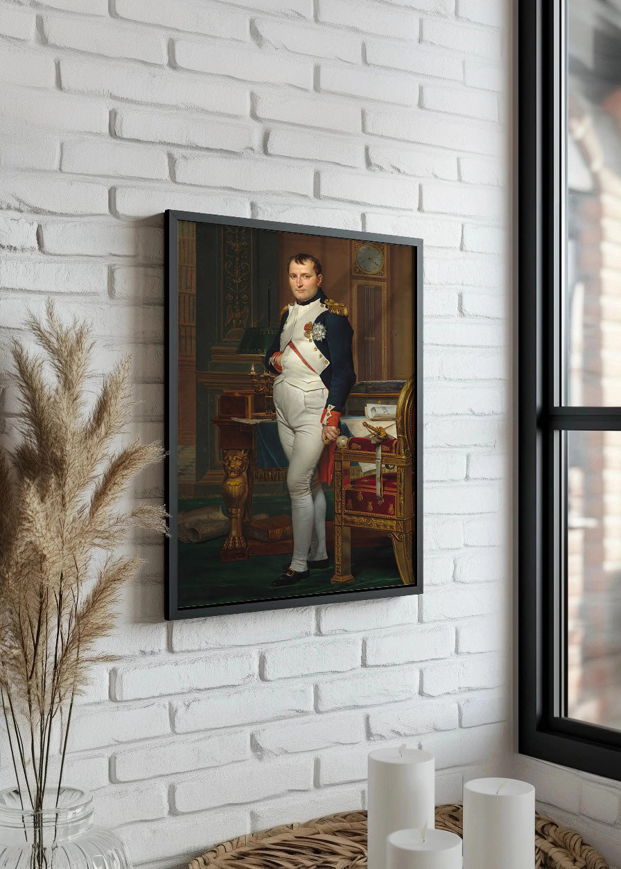 Cuadro Napoleón en su gabinete de trabajo (Jacques-Louise David)