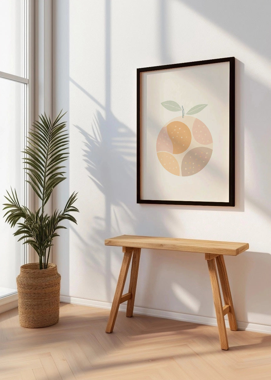 Cuadro Naranja minimalista