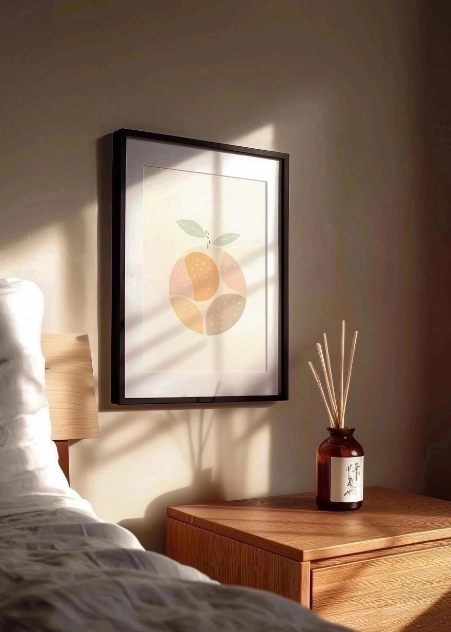 Cuadro Naranja minimalista