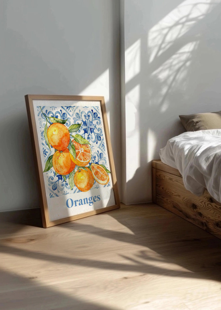 Cuadro Naranjas de cocina