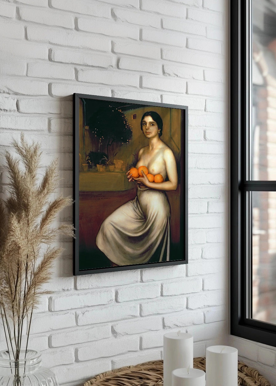 Cuadro Naranjas y limones (Julio Romero de Torres)