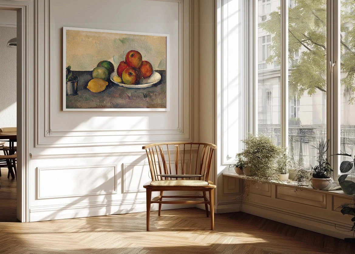 Cuadro Naturaleza muerta con manzanas (Cezanne)