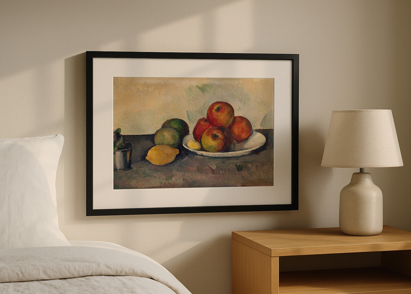 Cuadro Naturaleza muerta con manzanas (Cezanne)