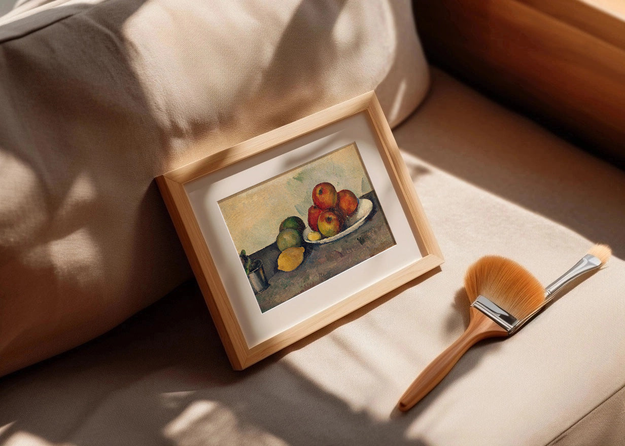 Cuadro Naturaleza muerta con manzanas (Cezanne)