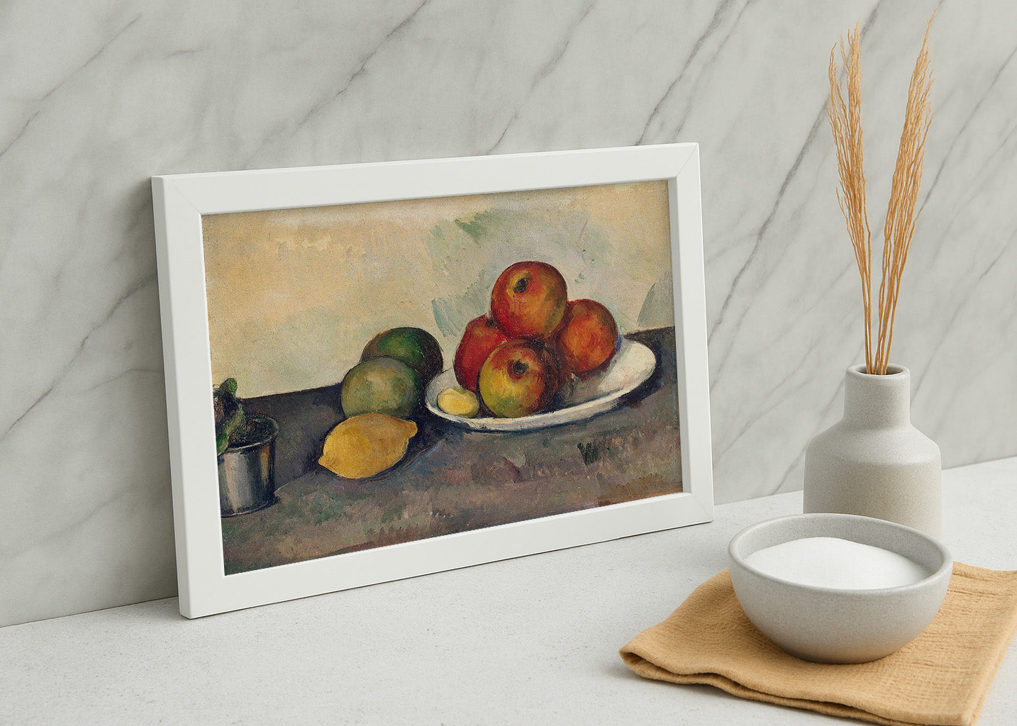 Cuadro Naturaleza muerta con manzanas (Cezanne)