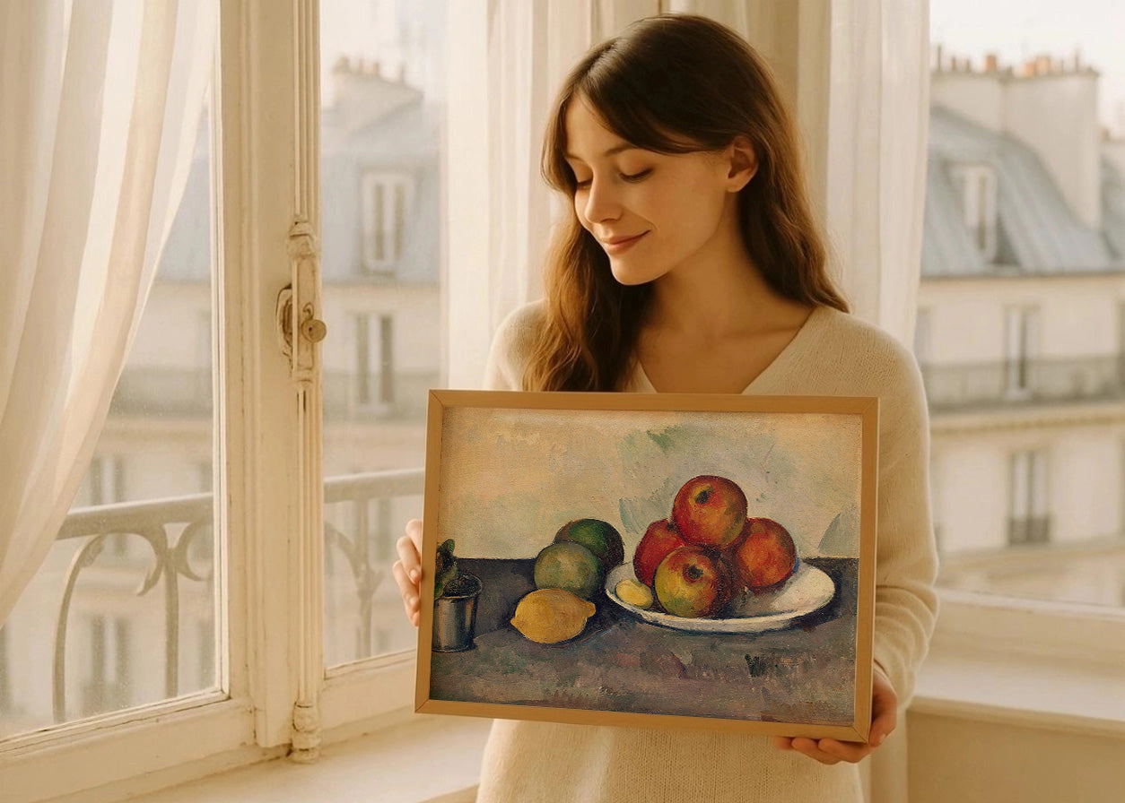 Cuadro Naturaleza muerta con manzanas (Cezanne)