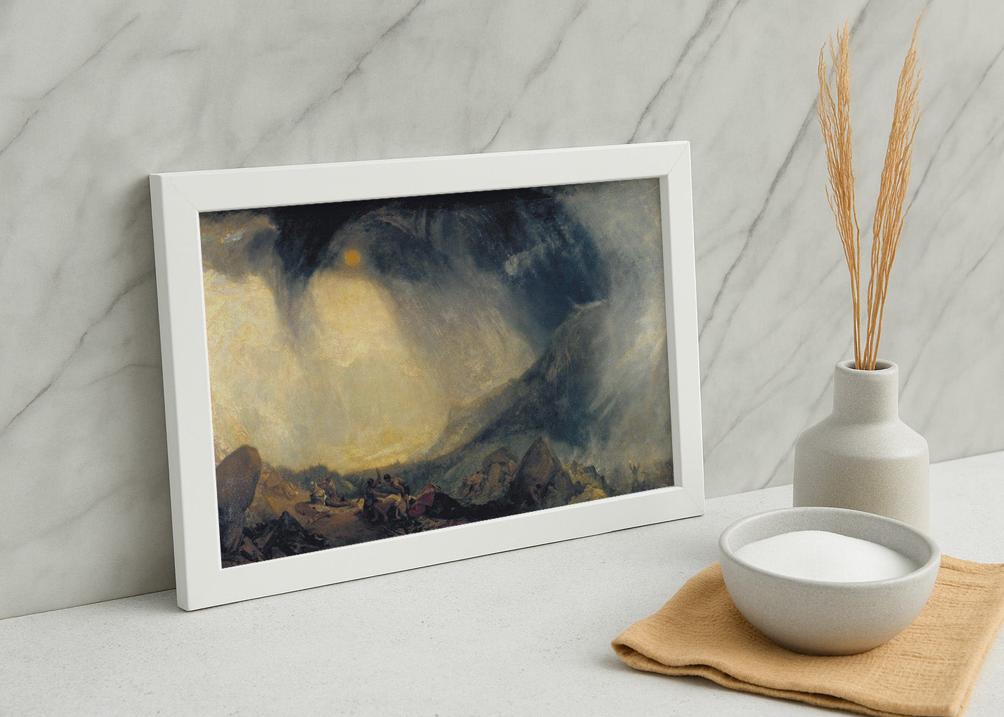 Cuadro Neve, avalancha y tormenta (Turner)