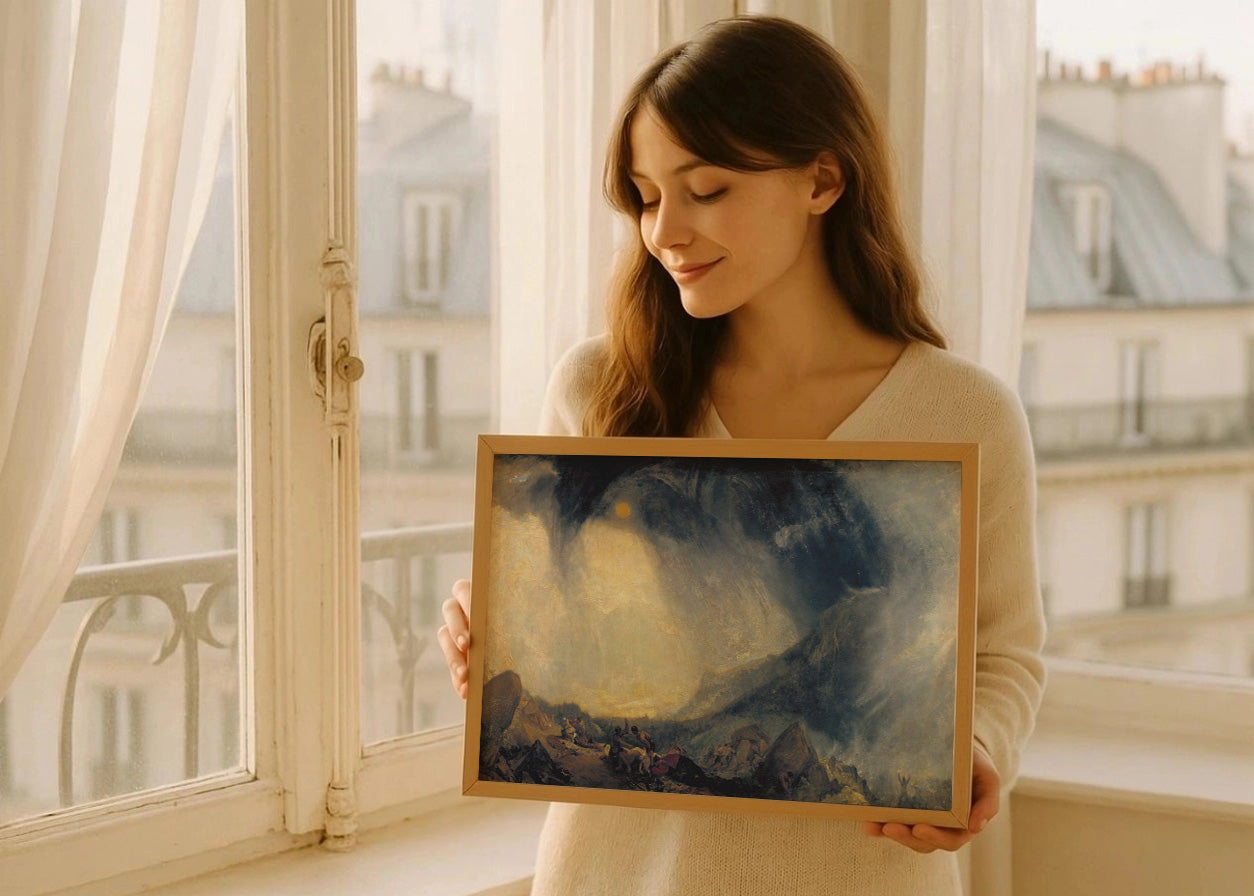 Cuadro Neve, avalancha y tormenta (Turner)