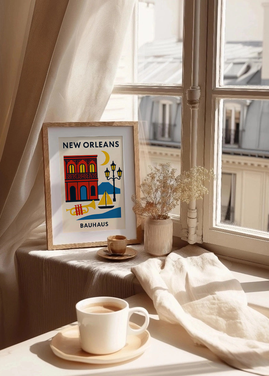 Cuadro New Orleans Poster Bauhaus