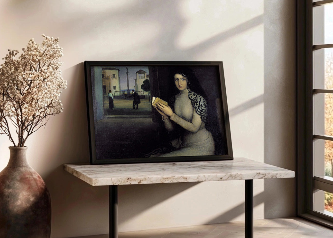 Cuadro Nieves (Julio Romero de Torres)