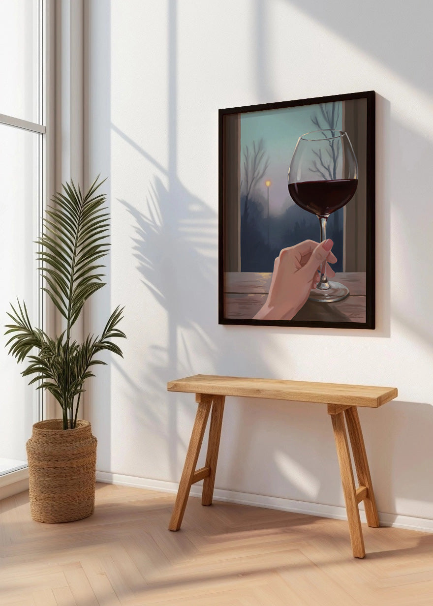 Cuadro Noche de vino