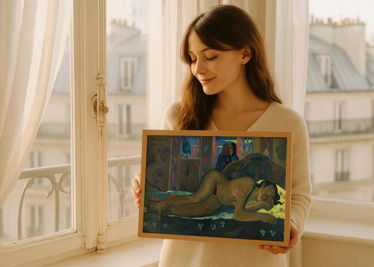 Cuadro Nunca más (Gauguin)