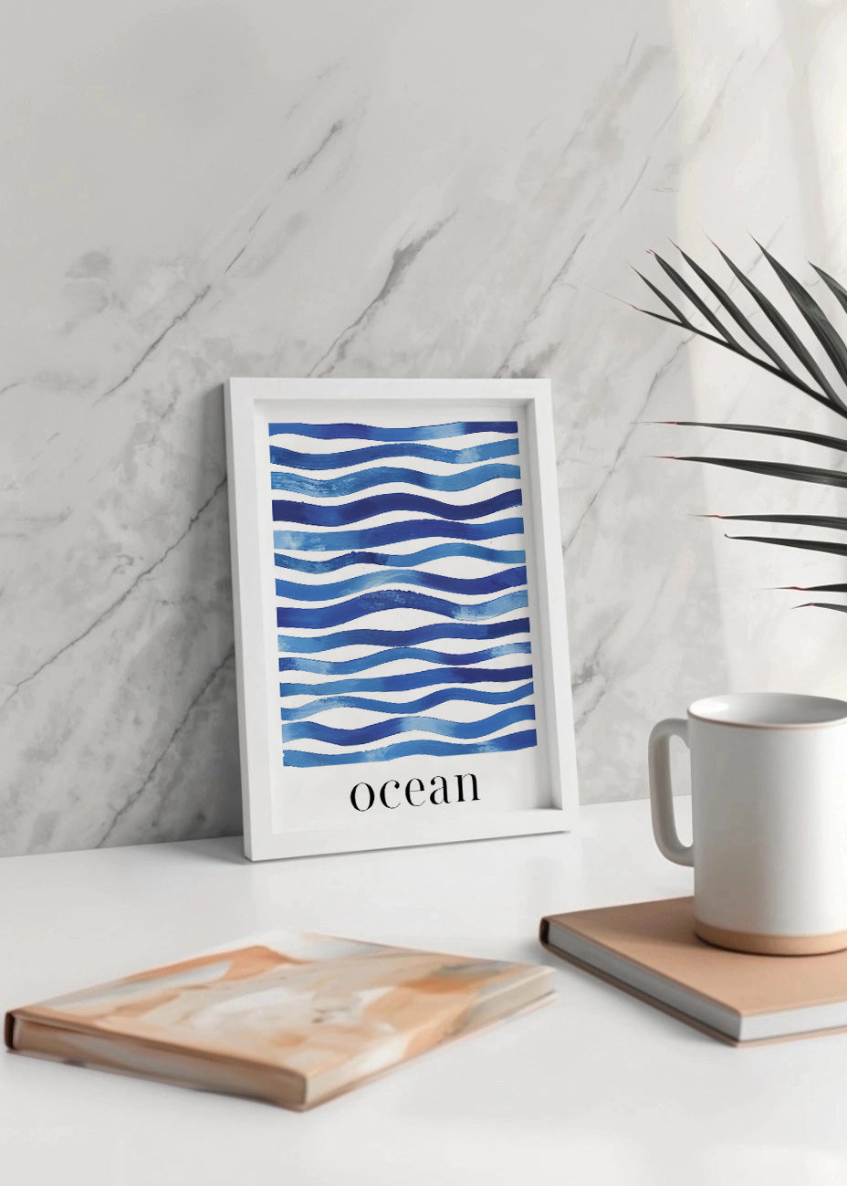 Cuadro Ocean azul