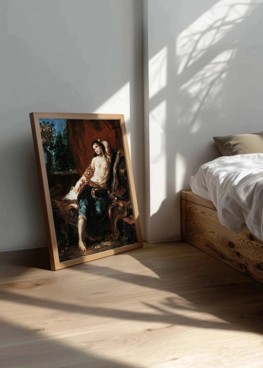 Cuadro Odalisca (Delacroix)