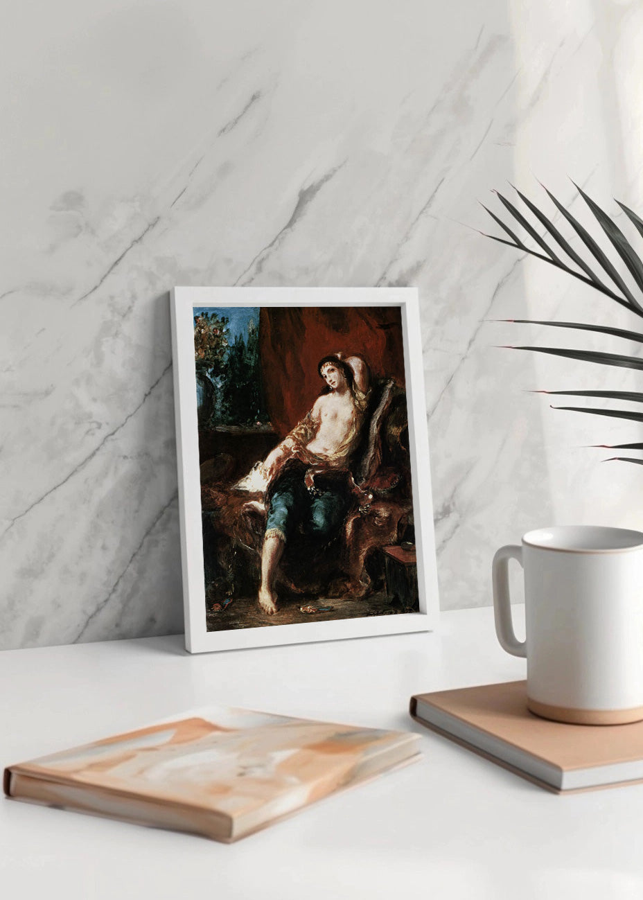 Cuadro Odalisca (Delacroix)