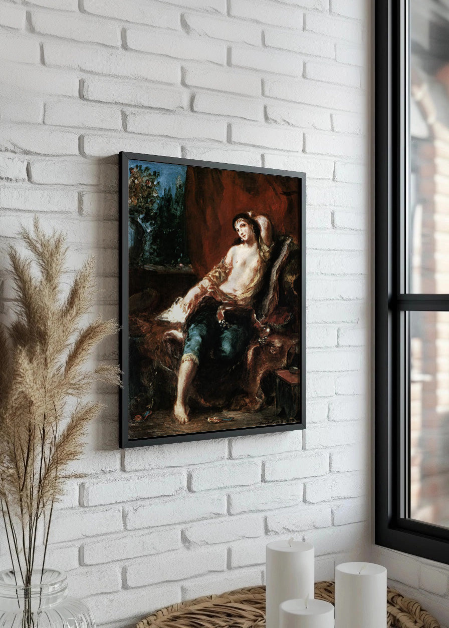 Cuadro Odalisca (Delacroix)