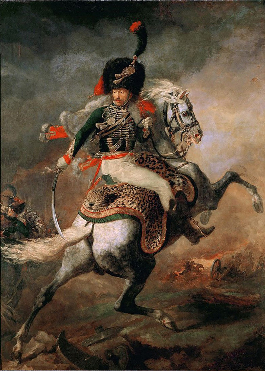 Cuadro Oficial de cazadores a la carga (Theodore Gericault)