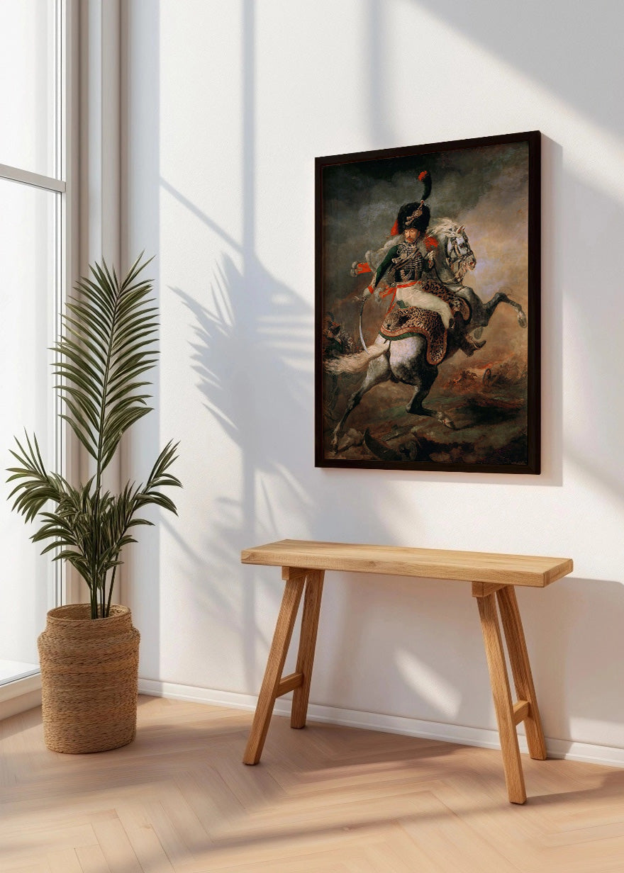 Cuadro Oficial de cazadores a la carga (Theodore Gericault)