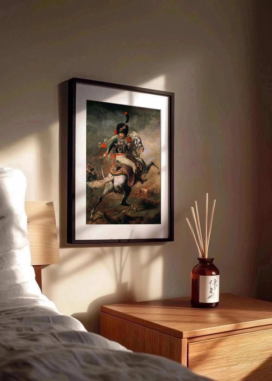 Cuadro Oficial de cazadores a la carga (Theodore Gericault)