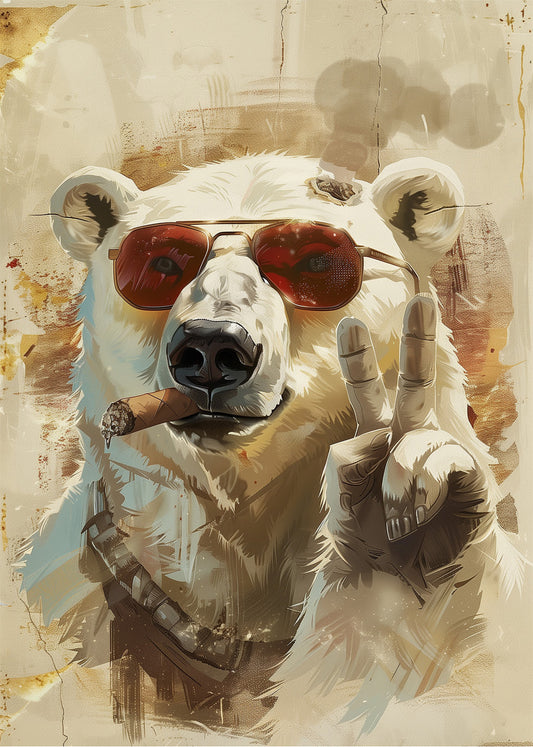 Cuadro Oso polar nice