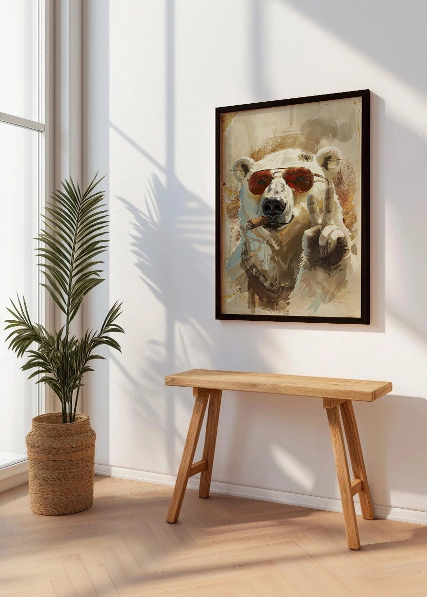 Cuadro Oso polar nice