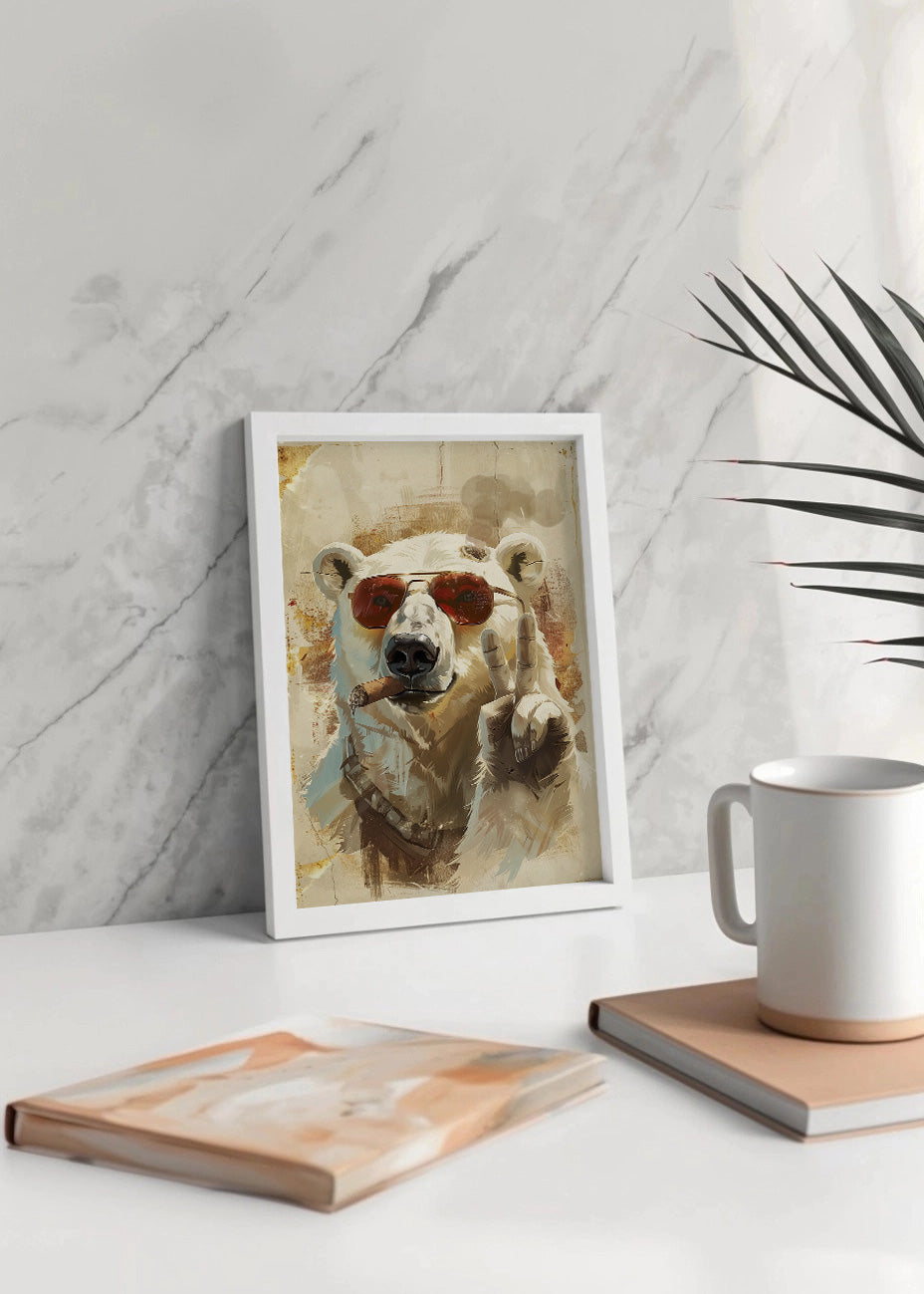 Cuadro Oso polar nice