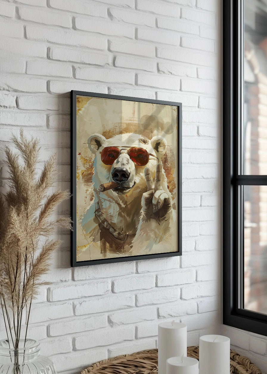 Cuadro Oso polar nice