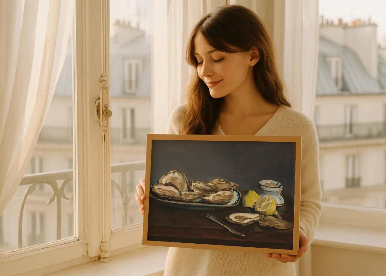 Cuadro Ostras (Edouard Manet)