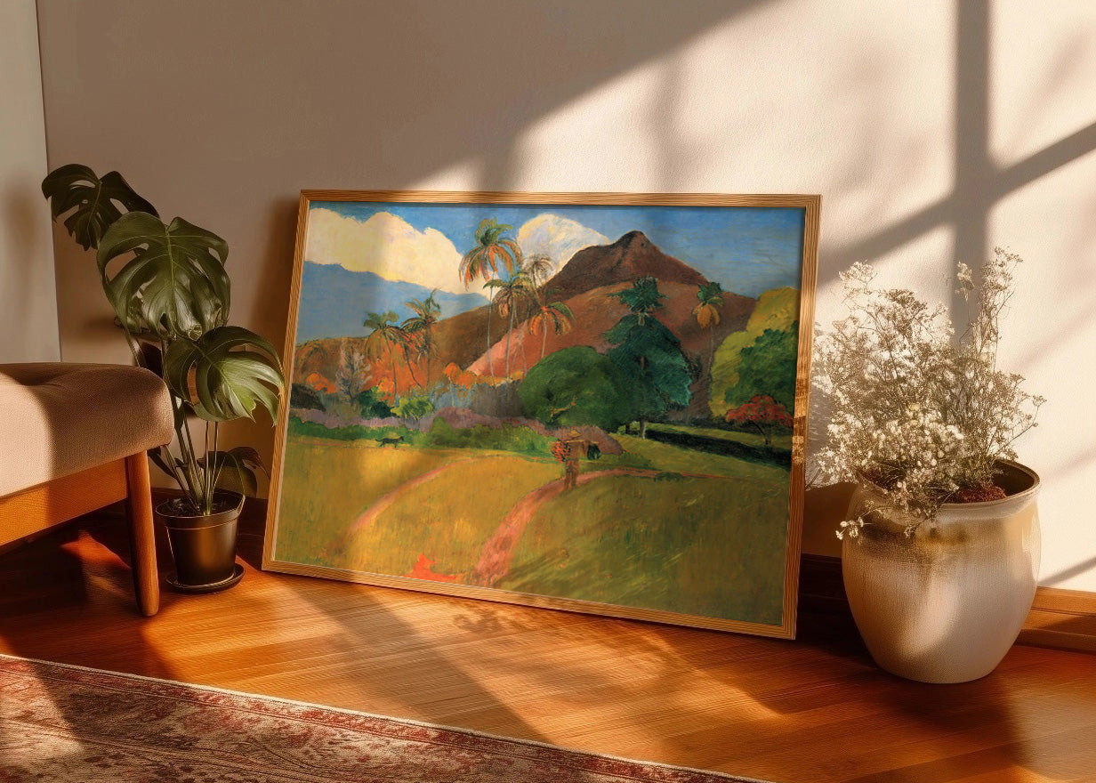 Cuadro Paisaje tahitiano (Gauguin)