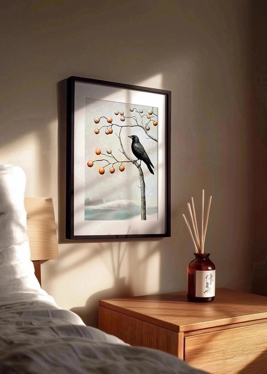 Cuadro Pájaro en el árbol