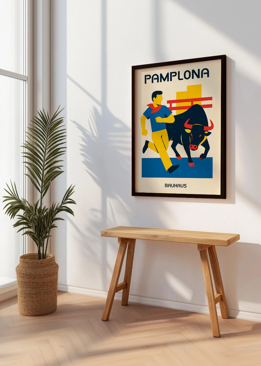 Cuadro Pamplona Poster Bauhaus