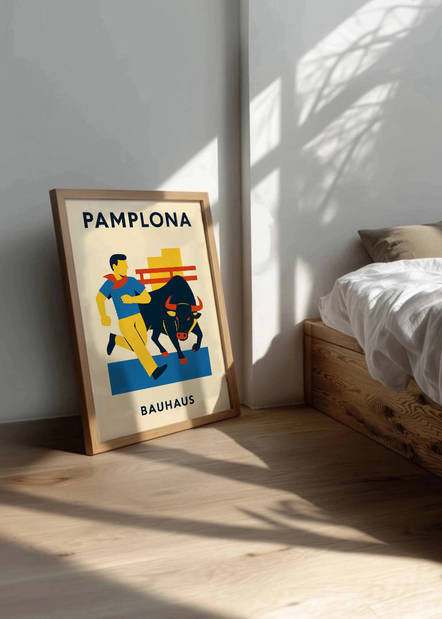 Cuadro Pamplona Poster Bauhaus