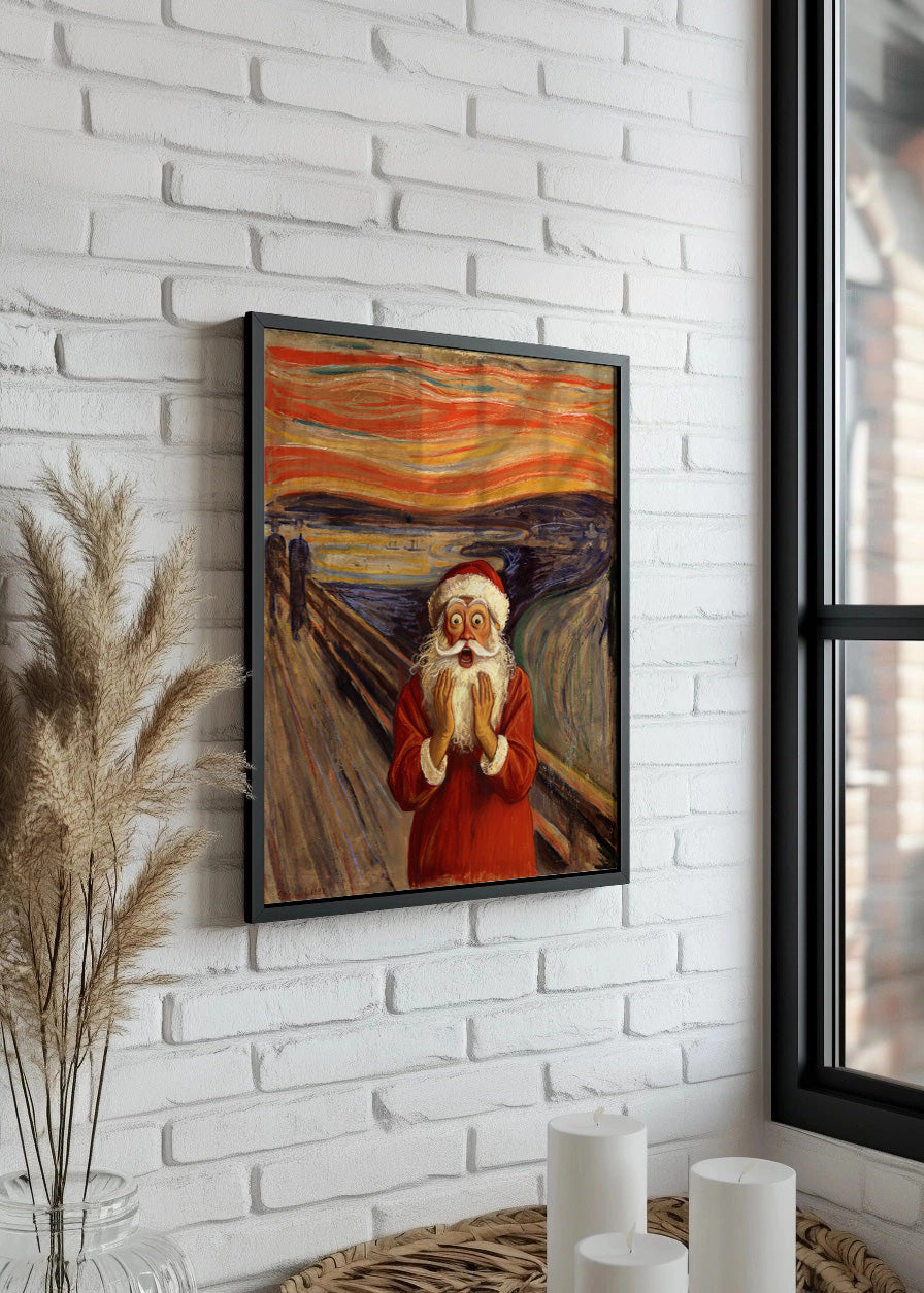 Cuadro Papa Noel en EL Grito