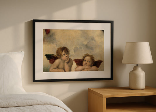 Cuadro Pareja de querubines (Rafael)