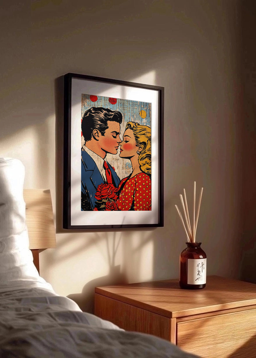 Cuadro Pareja enamorada Pop Art