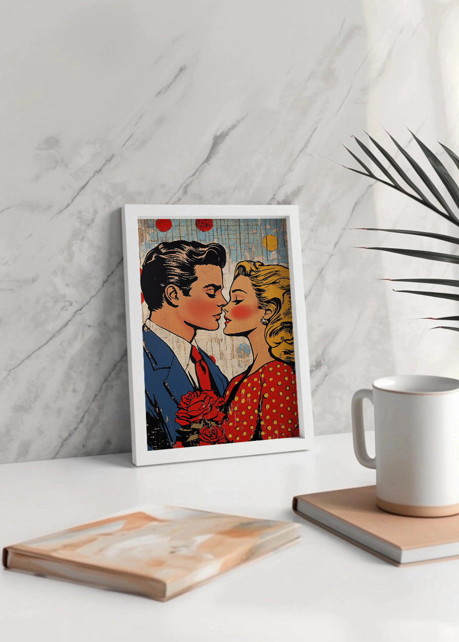 Cuadro Pareja enamorada Pop Art