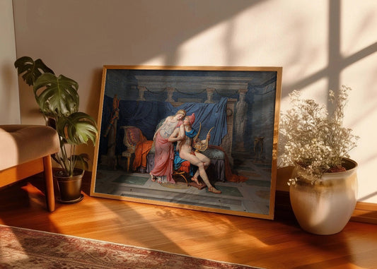 Cuadro Paris y Helena (Jacques-Louise David)
