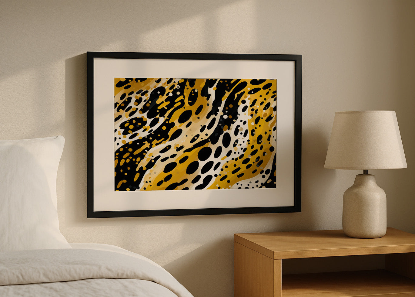 Cuadro Patrón piel leopardo