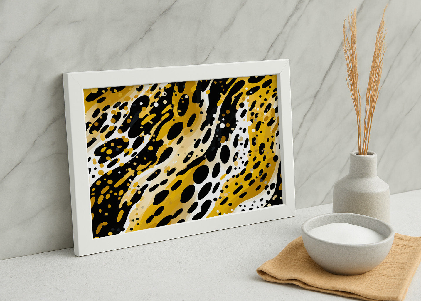Cuadro Patrón piel leopardo