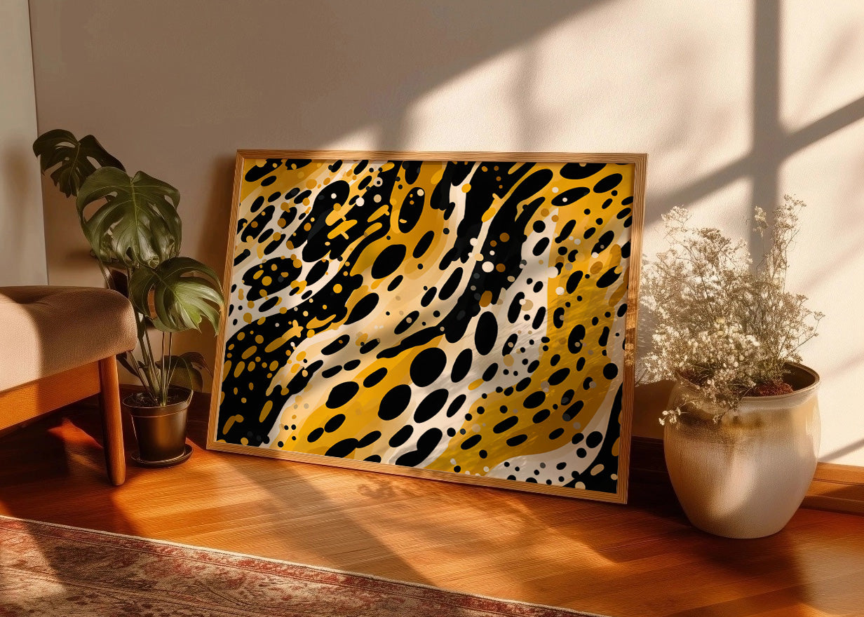 Cuadro Patrón piel leopardo