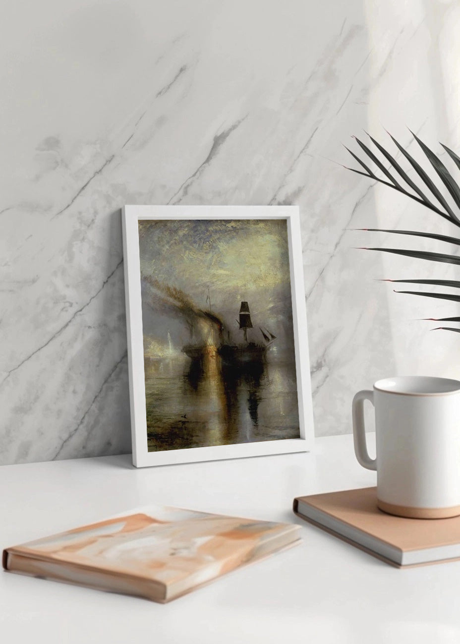Cuadro Paz – Funerales en el mar (Turner)