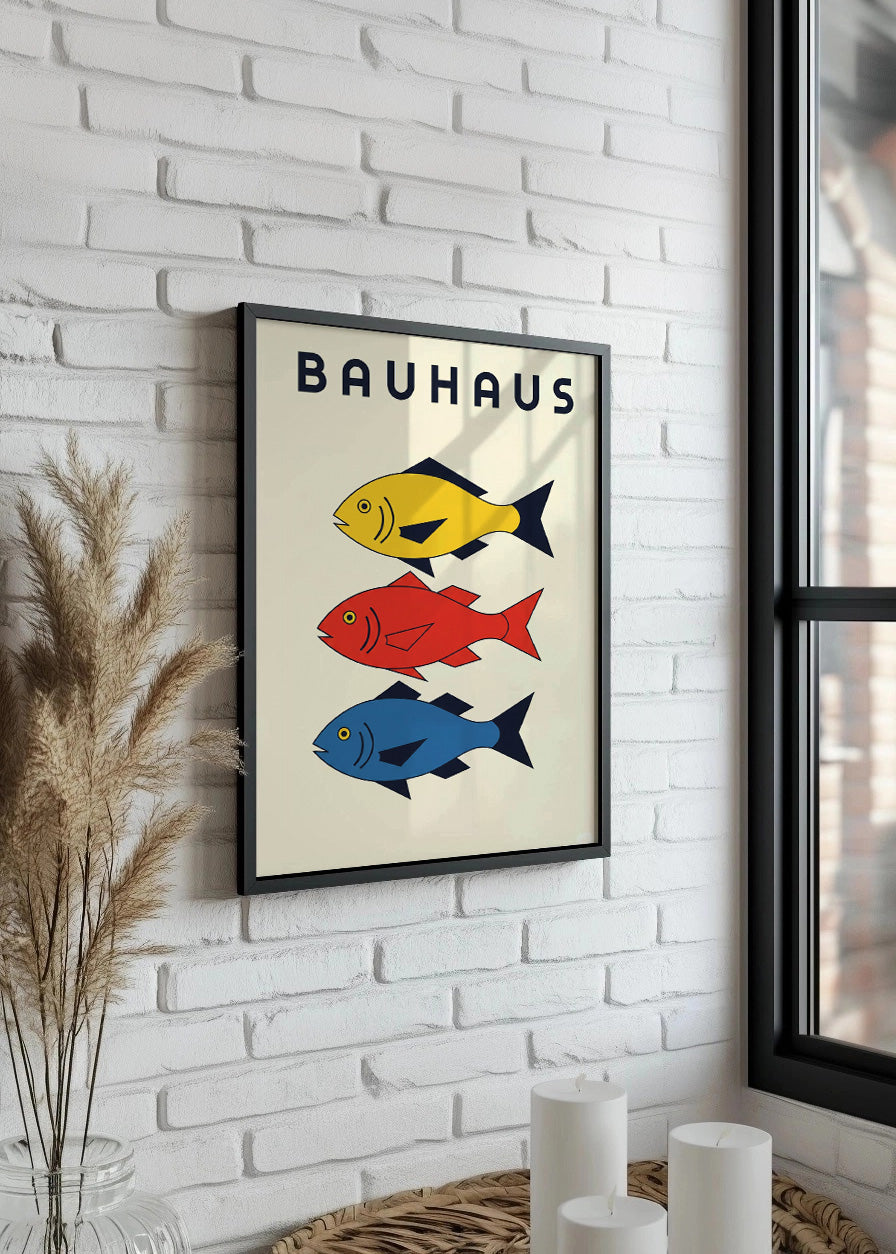 Cuadro Peces Bauhaus