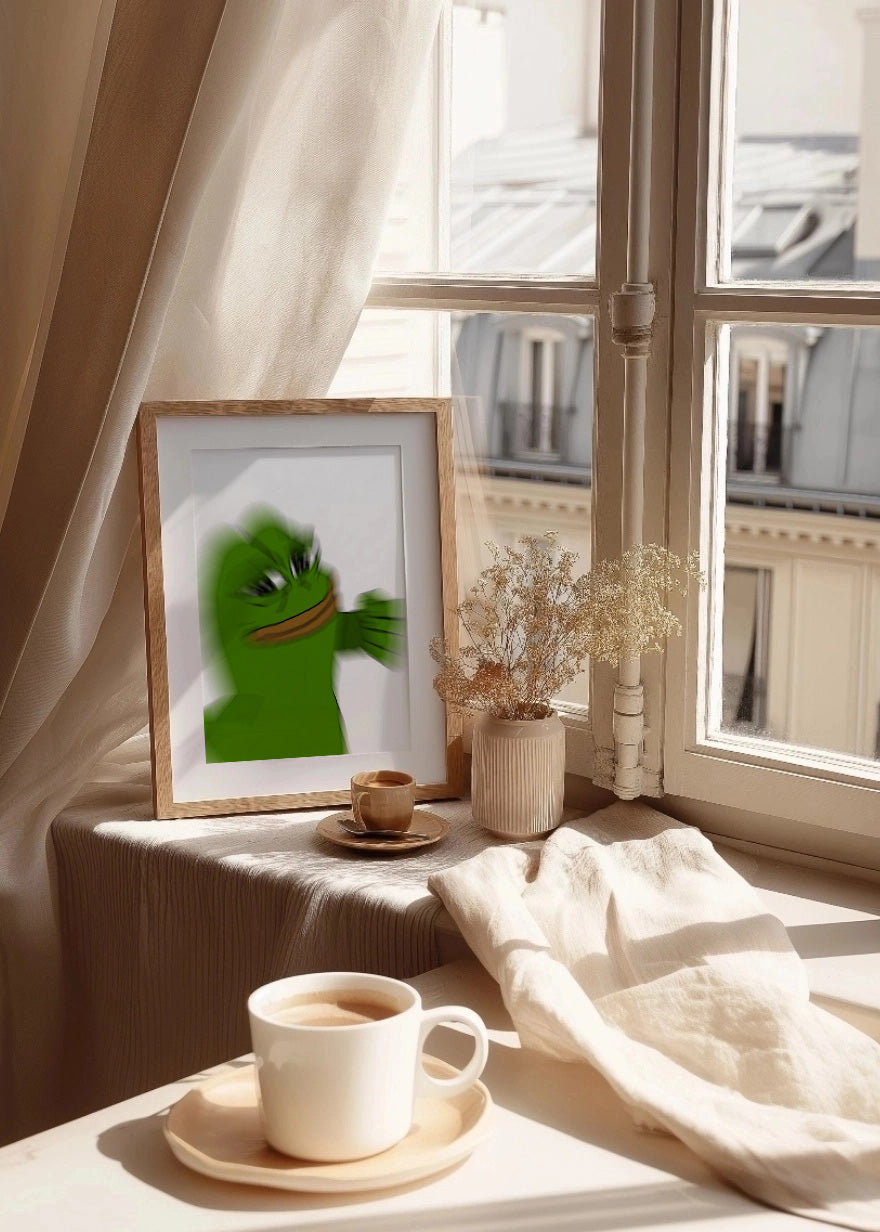 Cuadro Pepe Frog punch