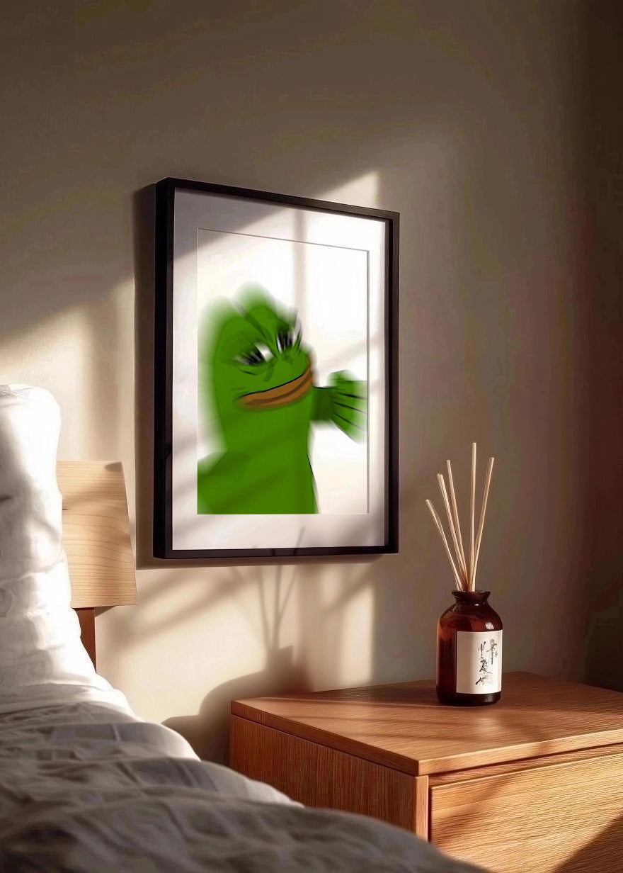 Cuadro Pepe Frog punch