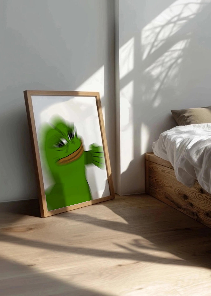 Cuadro Pepe Frog punch
