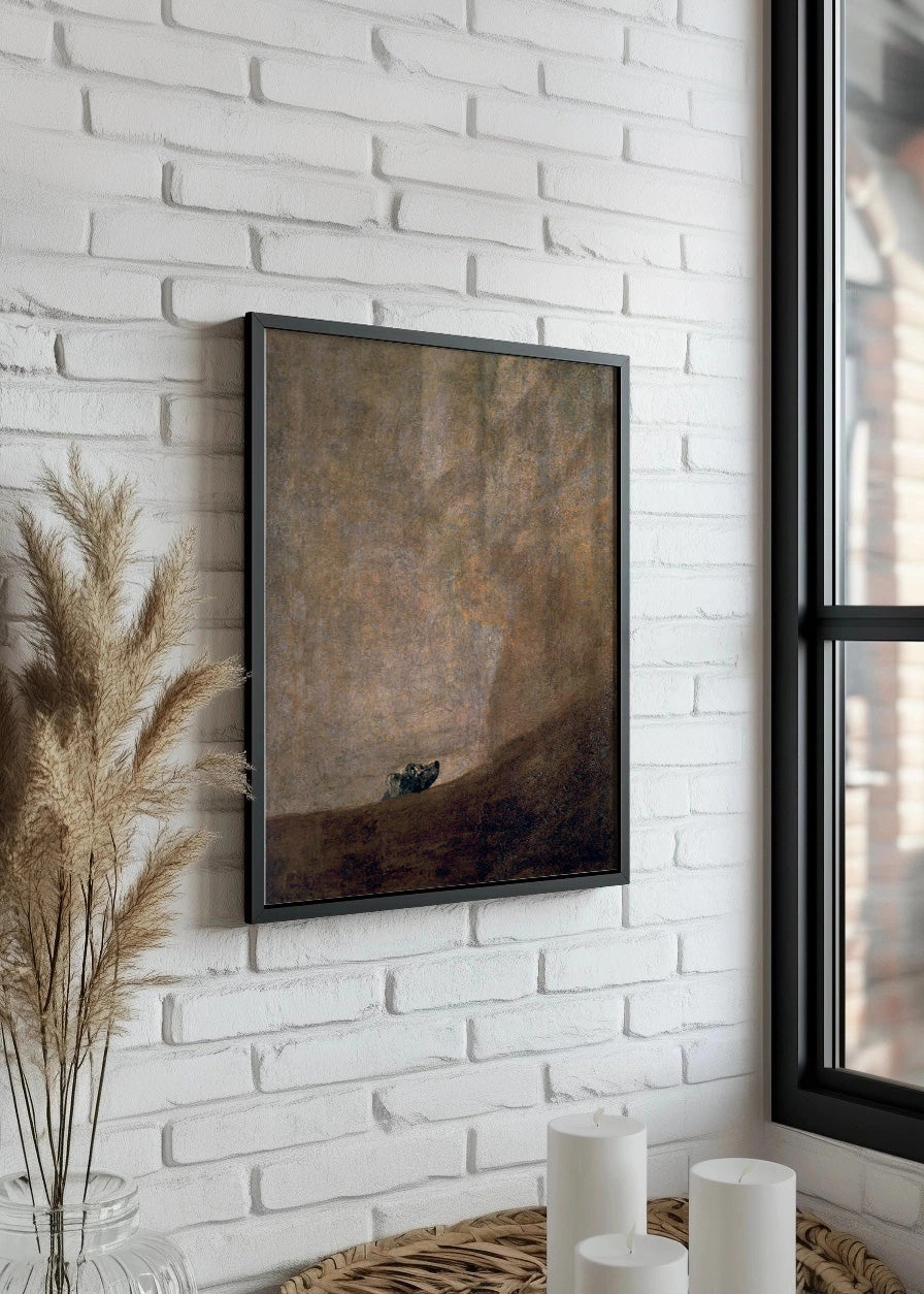 Cuadro Perro semihundido (Francisco de Goya)