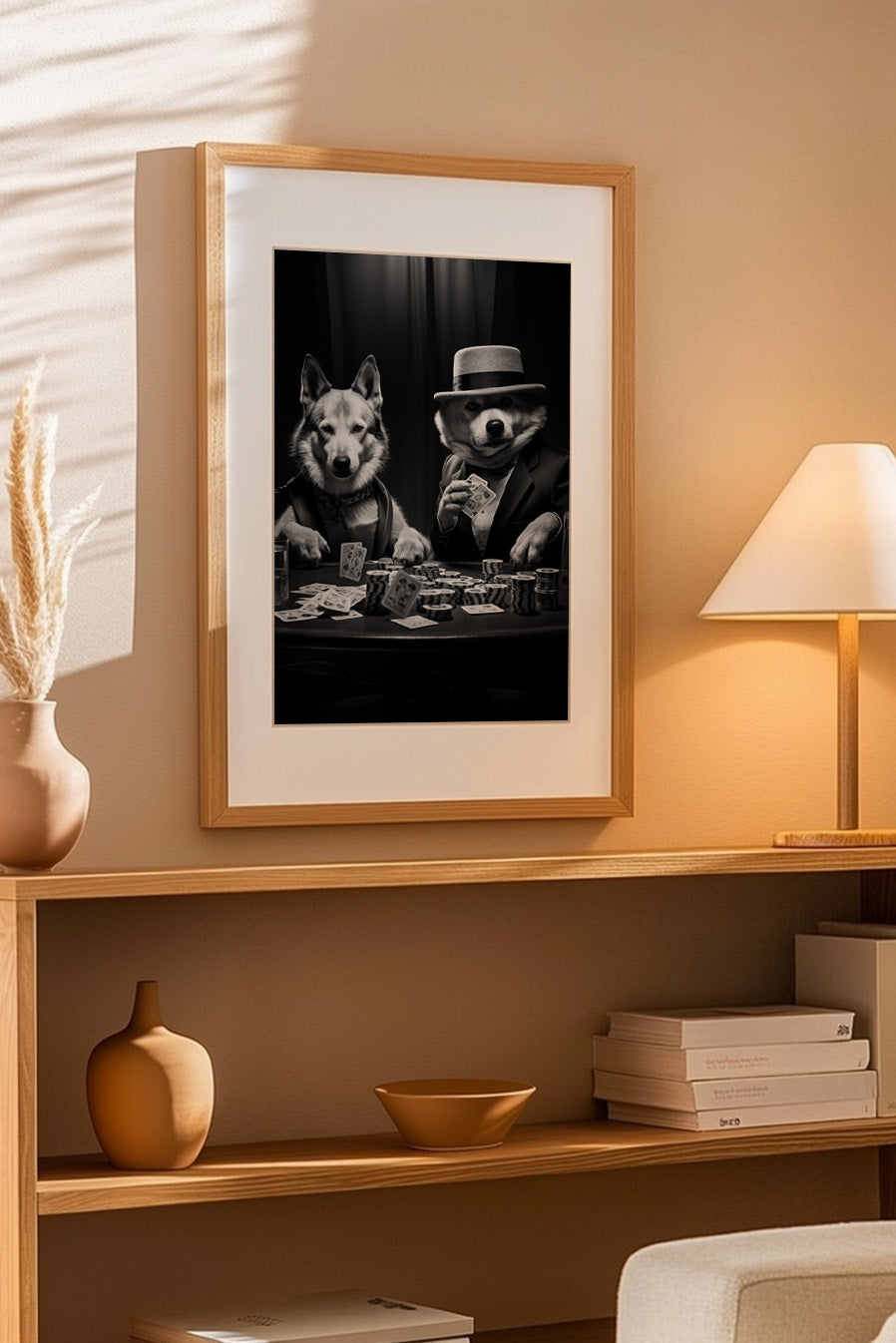 Cuadro de Perros jugando al poker - Fine Artic