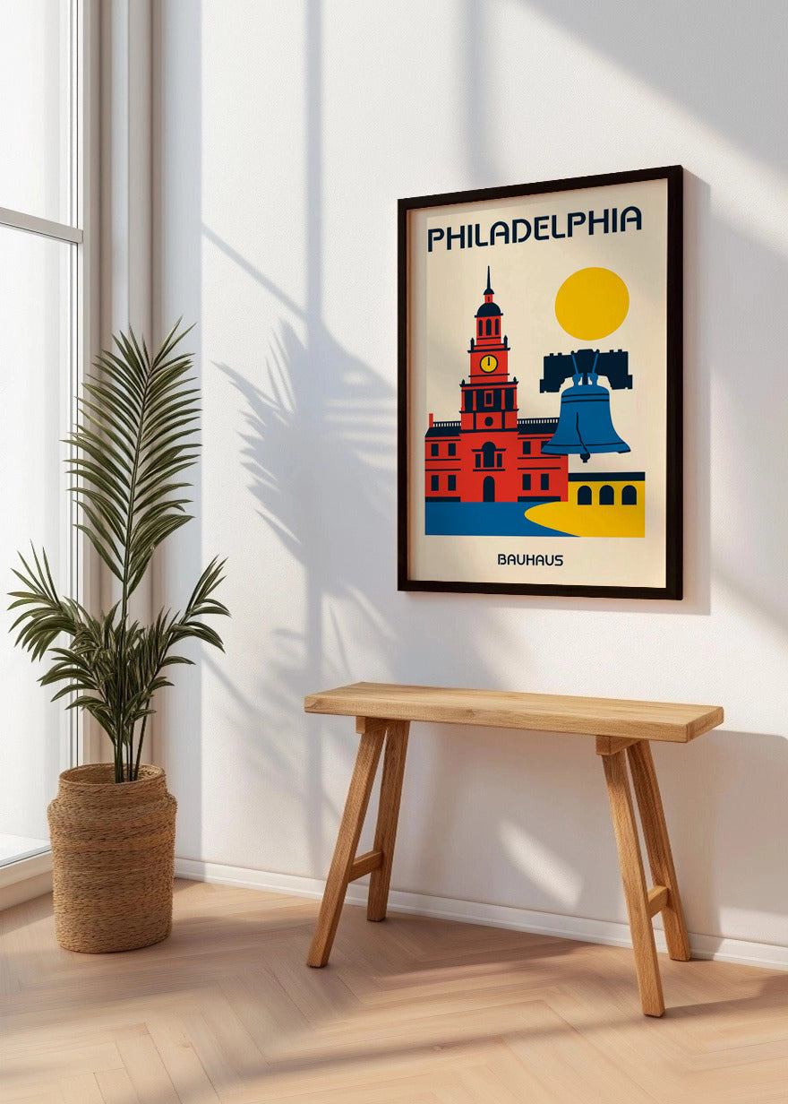 Cuadro Philadelphia Poster Bauhaus