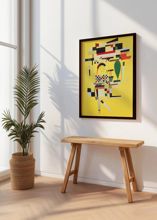 Cuadro Pintura amarilla (Kandinsky)