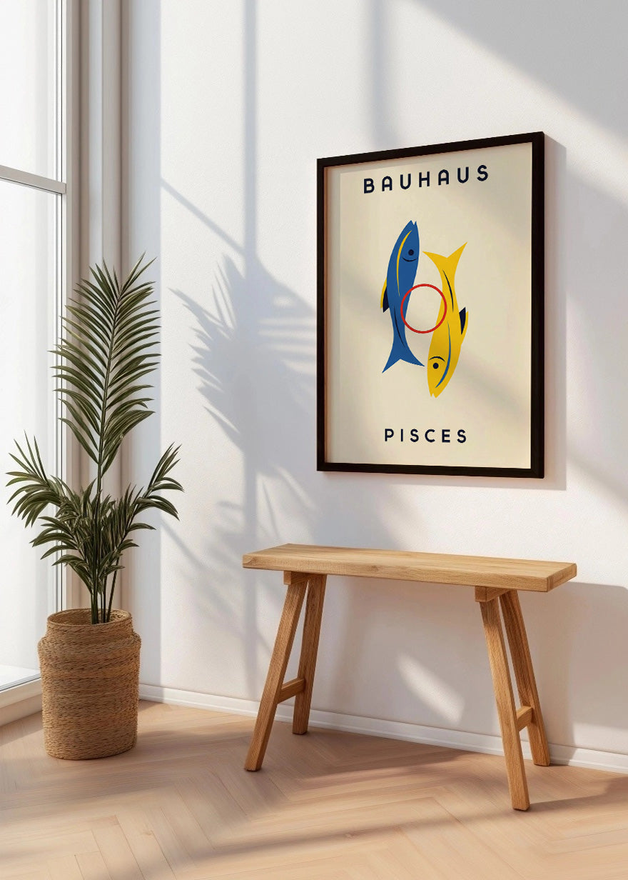 Cuadro Piscis Bauhaus